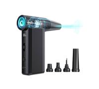 Ventilador Turbo de 130000 RPM con Motor Sin Escobillas, Soplador de Aire Comprimido Recargable para Limpieza de Aparatos Electrónicos,