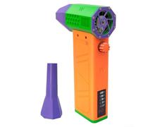 Ventilador turbo de mano de diseño innovador construido para optimizar el uso de la batería mientras ofrece una alta velocidad del viento (A)