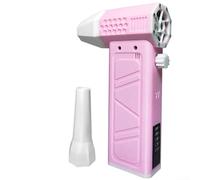 Ventilador turbo de mano de diseño innovador construido para optimizar el uso de la batería mientras ofrece una alta velocidad del viento (D)