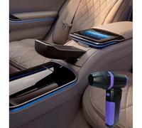 Ventilador turbo inalámbrico de 5 velocidades con batería de 6000 mAh, motor sin escobillas de 100000 RPM y pantalla LED para soplar nieve de coche, secado de mascotas, limpieza de computadora