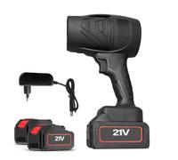 Ventilador turbo manual ajustable eléctrico turbo ventilador de mano | Soplador de hojas inalámbrico para terraza, nieve, coche, jardín, paisajismo, industrial, ventana, exterior, otoño, invierno