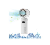 Ventilador turbo portátil de mano, mini ventilador de bolsillo de alta velocidad con 100 niveles de velocidad, batería de 3600 mAh, recargab