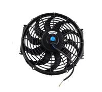 Ventilador Universal Eléctrico Racing Car14 '' 12 '' 10" 9" 7" Push/Pull Radiador Eléctrico Intercooler Slim Fan Kit De Refrigeración Del Motor 12 V 80 W(14 inch)