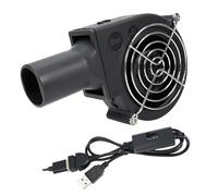 Ventilador universal sin escobillas 97 mm Ventilador centrífugo de velocidad variable 3200 RPM Carbón y Madera Ventilador de Ventilador de Barbacoa