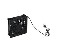 Ventilador USB de 120 mm para una refrigeración efectiva de dispositivos electrónicos Flujo de aire de 56 CFM para un rendimiento y fiabilidad sin problemas (B)