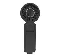 Ventilador USB de mano de refrigeración con funcionamiento silencioso y capacidad de plegado dual para diversión al aire libre (negro)