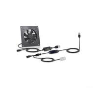 Ventilador USB de temperatura regulada de 0 a 60 °C con modo bajo silencioso de 19,3 dB para aplicaciones de cuidado de plantas de cine en casa y entorno de mascotas (U03T1225JG)