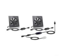Ventilador USB de temperatura regulada de 0 a 60 °C con modo bajo silencioso de 19,3 dB para aplicaciones de cuidado de plantas de cine en casa y entorno de mascotas (U03T1225JGX2)