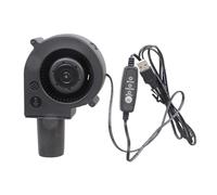 Ventilador USB de velocidad rápida de 3800 rpm, 5 V, diseño ligero, construcción de metal, aplicaciones de taller, ventilador USB con control de velocidad