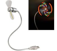 Ventilador USB LED Mini Enfriamiento Ventilador De Mesa Para PC Notebook Laptop