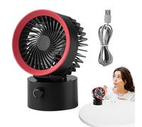 Ventilador USB para escritorio, ventilador de escritorio USB -Portátil Pequeña y tranquila ventiladores de escritorio personal, refrigerador de exterior para congelador, dispositivo de enfriamiento pe