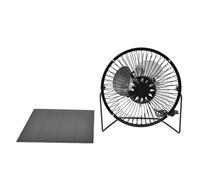 Ventilador USB portátil para enfriador de caseta de mascotas, innovador ventilador con panel solar para ventilación de invernaderos, equipo de