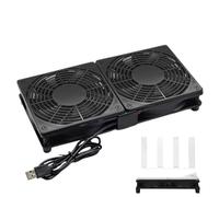 Ventilador USB Powered Router - 5 V, PC Cooling Case Fan,High Airflow Computer Cooler | Compact Blower Fans,Silent Laptop & TV Box Cooler For, Office, Home