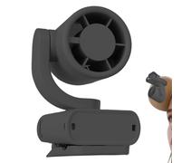 Ventilador USB recargable - Ventilador personal plegable portátil con rotación de 180° | Ventilador de refrigeración de flujo de aire fuerte con abrazadera resistente para tienda de campaña, carrito