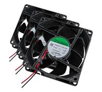 Ventilador Ventilador 24 V DC 1,32 W 80 x 80 x 25 mm, 69,6 m³/h 3200U/Min 69,6 m³/h Sunon EF80252S11000UA99 (Paquete de 3)