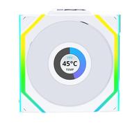 Lian Li UNI FAN SL Wireless LCD 120 Reverse Blade Carcasa del ordenador Ventilador 12 cm Blanco 1 pieza(s)