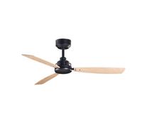 Ventilador xaloc ø1000mm negro madera clara