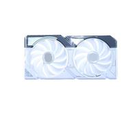 Ventilador y Cubierta for Tarjeta gráfica CR121015UD, Compatible con ASUS, Dual GeForce RTX 4070 Super White Edition