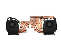 Ventilador y disipador de Calor para CPU y GPU de portátil RTX20 para CLEVO PB50ED 6-31-PB5D2-101 DFS2001059P0T-FM2K DFS2004059P0T-FM2J (5 Tubos)
