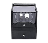 Ventiladora de reloj de la caja de la caja de spinner - Shaker eléctrico de reloj de lujo 2+2 Soporte de visualización Motor Mecánica Caja de almacenamiento de almacenamiento automático Motor Giro de
