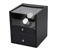 Ventiladora de reloj de la caja de la caja de spinner - Shaker eléctrico de reloj de lujo 2+2 Soporte de visualización Motor Mecánica Caja de almacenamiento de almacenamiento automático Motor Giro de