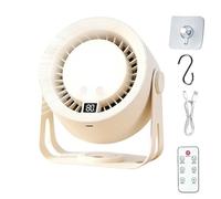 Ventiladores De Escritorio - 2 En 1 Portátil Ajustable Silencioso Recargable Equipo - Ventilador De Escritorio Para Viajes - Para Dormitorio Oficina Dormitorio Hogar Casa Interior Dentro Viaje Camping