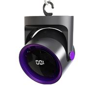 Ventiladores de escritorio, pequeños ventiladores para dormitorio, ventilador de mesa, ventilador de mesa con clip de 100 velocidades, pantalla digital silenciosa, ventilador de mano portátil