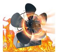 Ventiladores de estufa, ventilador de estufa de leña que funciona con calor, ventilador de estufa no eléctrico, ventilador de estufa de equipo de invierno, ventilador de protección contra