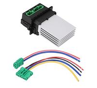 Ventiladores de las resistencias del motor Qiilu Calentador Motor Resistencia del soplador Aire acondicionado Ventilador 6441L2 7701048390 7701207718 para / C3 / C2 207/406/607/1007