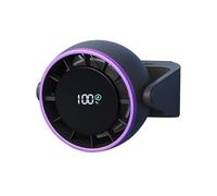 Ventiladores de mesa pequeños silenciosos,Pantalla LED Carga Recargable Silencioso,Ventilador portátil de sobremesa para pared | para Dormitorio Salón Baño Oficina Viajes Campaña Playa Hombres Mujeres