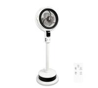 Ventiladores de Pie con Agua con Control Remoto , 1.6 L Watertank, 9H Ventilador de pie, 8 Velocidades , Temporizador y oscilación de 90° , Look ventilador para Hogar, Dormitorio, Oficina, Terraza