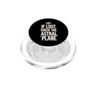 Ventiladores de proyección Astral Viaje Espiritual Fuera del Cuerpo Cósmico PopSockets PopGrip para MagSafe