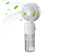 Ventiladores de pulverización portátiles portátiles, ventilador de nebulización de agua - Ventilador de pulverización portátil recargable para exteriores - Suministros de verano portátiles plegables
