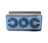 Ventiladores de refrigeración para amplificador de automóvil: ABS de 23 cm, ventilador con energía solar por USB, ventilador con amplificador multifuncional | Perfectamente ideal para SUV, camiones, f