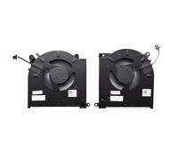 Ventiladores para CPU GPU para Alienware M15 R3 / M15 R4 0D1X38 D1X38 DFSCK324162A2E FM7D EG50061S1-C080-S9A DC28000RJSL 0TG9V0 TG9V0 DFS240012AE0T FM7C EG50061S1-C070-S9A DC28000RKSL - DC12V - Un par