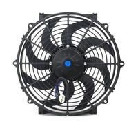 Ventiladores Radiador Eléctrico 14 Pulgadas 120w Para Gran Volumen Aire Universal Aire Acondicionado Coche Ventilador Electrónico 12v Motor Tanque Agua Accesorios Ventilador Refrigeración 24v(DC-12V)
