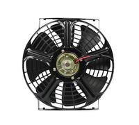 Ventiladores Radiador Eléctrico Ventilador Refrigeración Aire Acondicionado Coche 10 Pulgadas 12v 2400rpm 80w Motor Automotriz Tanque Agua Ventilador Electrónico Refrigeración 24v(12V 80W Suck)