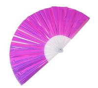 Ventiladores Rave Popping grandes de 13 pulgadas para baile en línea, abanicos de mano para mujeres, ventiladores Clack plegables para baile, ventilador de botas en el suelo, portátil para exteriores
