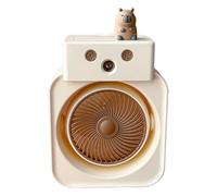 Ventilateur De Bureau Silencieux - Mini Ventilador Portátil USB Ou Sur Secteur, Refroidissement Personal Pour Maison, Bureau Ou Voyage, Diseño Compacto, Réglable Et Économe En Énergie, Idéal Pour Été