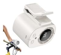 Ventilateur Portable - Clip Avec Écran Numérique Petit Refroidissement | Souffleur D'Air Pour Pare- Voiture - Climatisation À Pince | Longue Autonomie Charge USB | Rotation 360° Réglable Sécuris