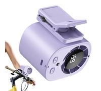 Ventilateur Portable - Clip Avec Écran Numérique Petit Refroidissement | Souffleur D'Air Pour Pare- Voiture - Climatisation À Pince | Longue Autonomie Charge USB | Rotation 360° Réglable Sécuris