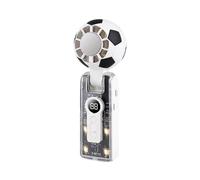 Ventilateur Portatif - ABS Pliable En Forme De Football, Ventilateur Personnel Extérieur Portable | Outil De Refroidissement Compact À Piles, Pour Spectateurs De Voyage, Concerts En Stade, Camping, Pl