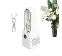 Ventilatore Da Scrivania Ricaricabile - 12x12x33 cm Senza Pale 2 in 1 con Umidificatore | Ventilatore Portatile Silenzioso 6 Velocità Type-C 1500mAh con Nebulizzazione | Per Casa Camera Ufficio Auto S