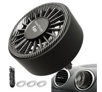 Ventilatore Di Raffreddamento Per Auto - Ventilatore Per Auto - Fan Di Raffreddamento Dispositivo portátil Con Luce Colorata E Decorazione Profumata Camión, Camperr, Furgoni, Stanze E Pick-up