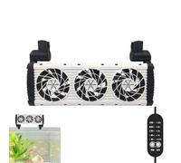 Ventilatore per Acquario Raffreddatore per Vasche con Funzione Timer | Ventilatore Silenzioso Per Raffreddare Acquario per Hobbisti Proprietari di Casa Ufficio Appartamento Caffè Camera da