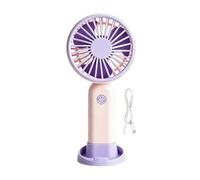 Ventilatore Portatile A Mano 3 Velocità Ricaricabile Tascabile Flusso
