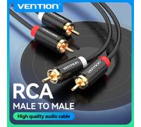 Cable Audio Estereo 2xrca/m 2xrca/m 2 M Negro Vention