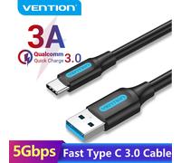 Cable USB 2.0 Tipo-C Vention COKSF/ USB Tipo-C Macho - USB Macho/ 480Mbps/ 1m/ Azul