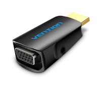 Adaptador Conversor Vention AIDB0/ HDMI Macho a VGA Hembra/ Audio Jack 3.5mm