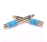 Adaptador Jack Vention VDD-C03/ Azul/ RCA Hembra/ 6.5mm Macho/ Contactos Oro